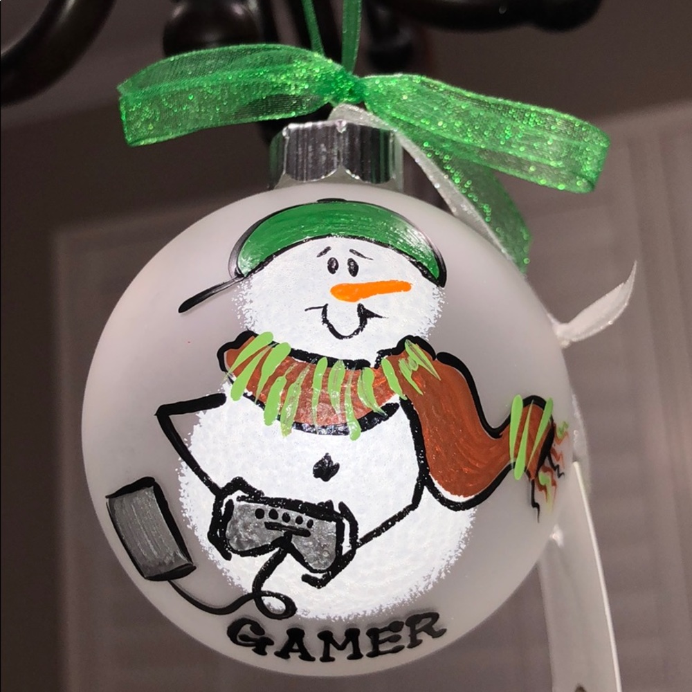 “Gamer” Personalized Christmas Ornament
